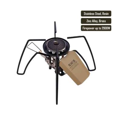 SWS Kompor Camping ST-310 Mini Portable Outdoor Stove Army