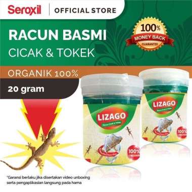 Lizago Umpan Racun Pembasmi Cicak Cecak dan Tokek Herbal Ampuh 20 gram