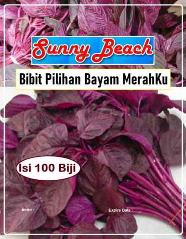 Bibit Pilihan Bayam Merahku|Biji Benih Bayam Merah|Sayur Bayam Merah
