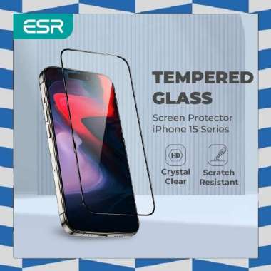 Anti Gores iPhone 15 Series ESR Tempered Glass 15 Plus