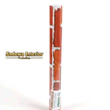Wallsticker wallpaper dinding stiker dinding motif bata merah
