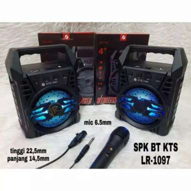 speaker portable bluetooth mic KTS-1097 super bass