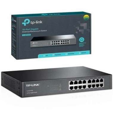 TP-LINK Switch HUB 16port TL-SG1016D gigabyte rackmound 1000mbps