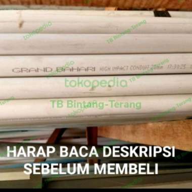 Pipa PVC Konduit Eceran Per Batang 100 cm Pipa Listrik Conduit