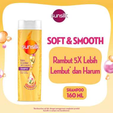 Promo Harga Sunsilk Shampoo Soft & Smooth 160 ml - Blibli