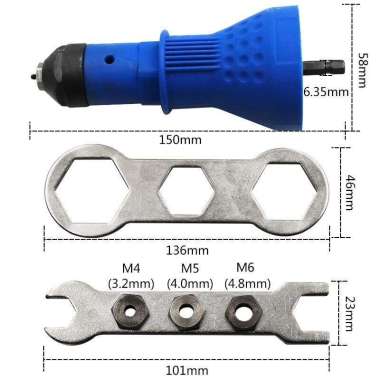 TANG RIVET ADAPTER