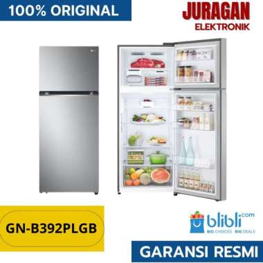 LG GN-B392PLGB Kulkas 2 Pintu 395 Liter Door Cooling+ Smart Inverter