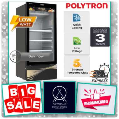 POLYTRON SHOWCASE SCN-187 SCN187 SCN 187 SUPER LOW WATT 180L PREMIUM BORDELESS DESIGN POLYTRON SHOWC