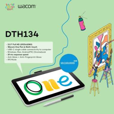Wacom One Pen Display DTH134 13 Touch Pen Display DTH-134