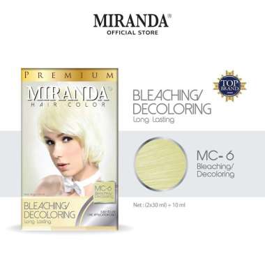 MIRANDA Hair Colour (Cat Rambut Permanen) MC-6 Bleaching