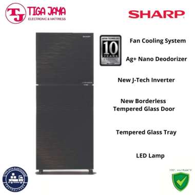 SHARP SJ-246XI KULKAS 2 PINTU INVERTER 205 L SHARP SJ246XI