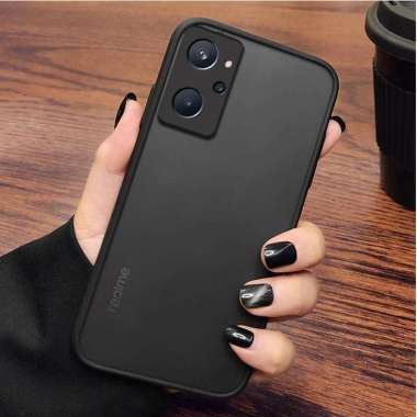 Soft Case Oppo Realme 9i Color Button Matte Frame Camera Hijau Matcha