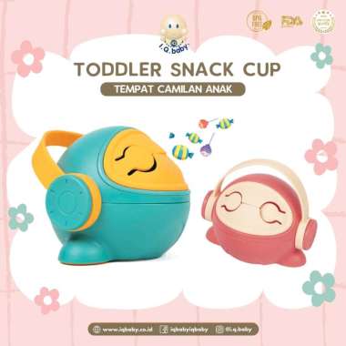 I.Q. BABY Toddler Snack Cup | Wadah Snack Permen Cemilan untuk Anak