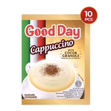 Promo Harga Good Day Cappuccino per 10 sachet 25 gr - Blibli