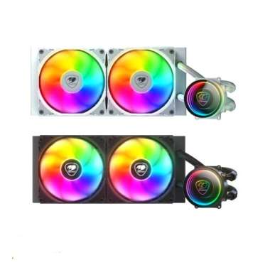 Cougar Poseidon Elite ARGB 240 AIO CPU Liquid Cooler putih