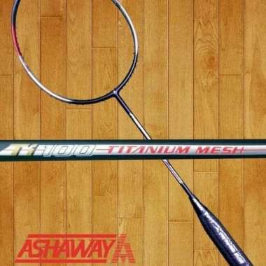 Raket Badminton - Raket Ashaway Ti 100 Titanium Mesh Free Grip