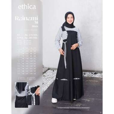 DRESS ONLY ETHICA ORIGINAL RAINAMI 16 BLACK RAINAMI 16 BROWN GAMIS DEWASA GAMIS ETHICA KELUARGA MUSL