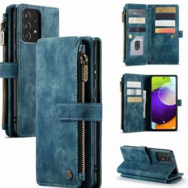 Case Samsung Galaxy A33 5G Flip case Caseme slot kartu casing Dompet Hijau