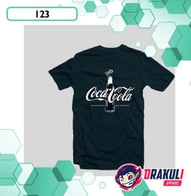 T Shirt 123 Coca Cola Bottle Navy M