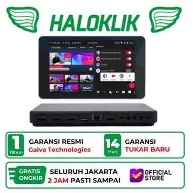 Yololiv Yolobox Pro Portable Multi-Camera Streaming Switcher Monitor