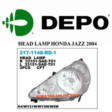 Lampu Depan Head Lamp Honda Jazz 2004 2005 2006 Kiri