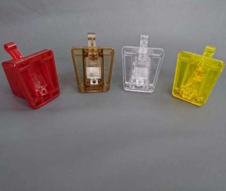 Front Block Sepeda Lipat Folding Bike Pacific Transparan Merah