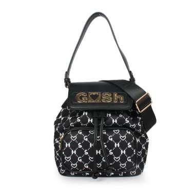 Gosh Lunaria 972 Shoulder Bag BLACK