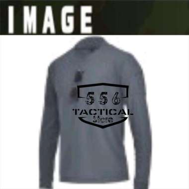 Kaos / Baju polos Pria Lengan Panjang Import Tactical - abu S