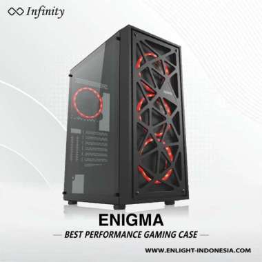 Infinity Enigma | PC Casing Komputer Gaming ATX | Case CPU
