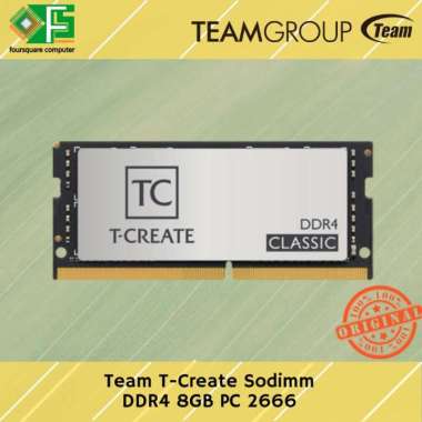 Ram Laptop Team T-Create DDR4 8GB PC 2666 | Sodimm DDR4 8 GB | Resmi