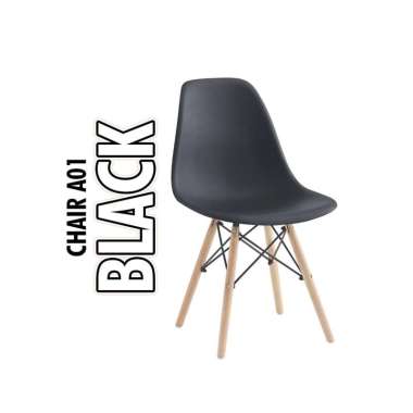 Goto Fute Chair Kursi Kamar Kantor Taman Cafe Makan Santai Aesthetic A01 BLACK