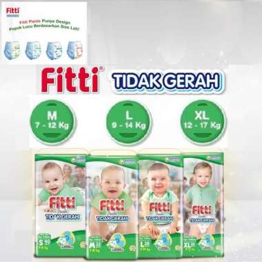 Fitti Pants / Fitti Popok Celana M32 L28 XL26 FITTI PANTS L28