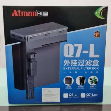 Atman Q7- L UV Filter Hang On Aquarium Akuarium Canister Aquascape