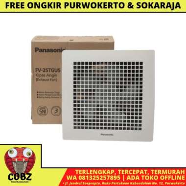 10 IN / PANASONIC Exhaust Hexos Fan Kipas Angin Blower Plafon Set