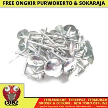 3 IN / NM Paku Kayu Payung Atap Seng Asbes Roofing Ulir KG