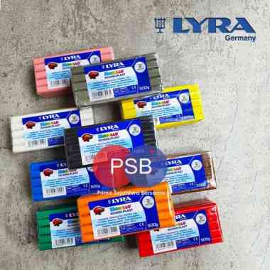 Lyra Modello School Plast / Modelling clay / Lilin Plastisin 500 gram Putih