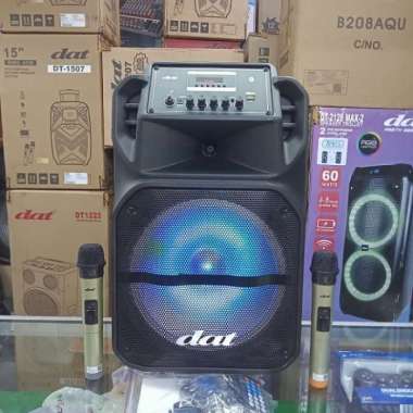 100% Produk Ori Speaker Wireless Trolley Dat 12 Inch 30 Watt - Dt 1208 Multicolor