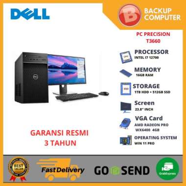 PC DELL PRECISION T3660 i7-12700 16GB RAM / Amd Radeon Pro WX6400 4GB
