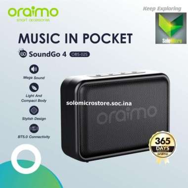 Oraimo SoundGo 4 Ultra-Portable Wireless Bluetooth Speaker BT OBS-02S