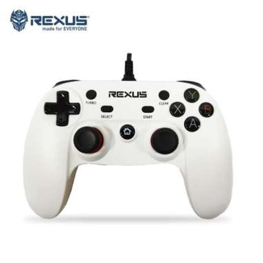 Gamepad Rexus Gladius GX1 Pro Stick Gaming Controler USB PC Stik Putih