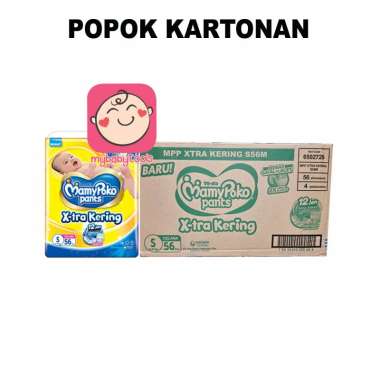 MAMYPOKO PANTS XTRA KERING S56 M48 L42 XL38 XXL34 STANDAR CELANA - KARTON = S56-KTN