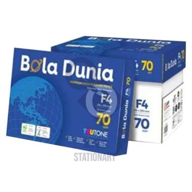 Kertas HVS Bola Dunia F4 Folio 70 Gram GSM Copy Paper