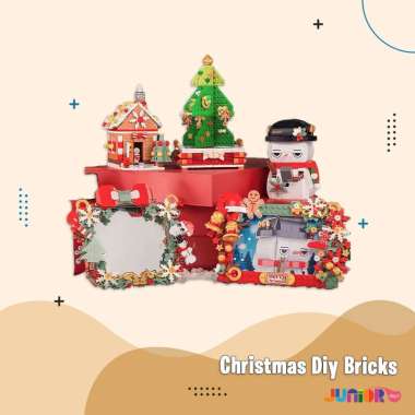 Christmas Diy Bricks Pajangan Natal /Kado Natal Snowman