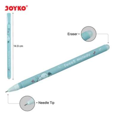 Erasable Gel Pen Pulpen Bisa Dihapus Joyko GP-334 Shokyo 7 Gel 0.5 mm (1PCS)