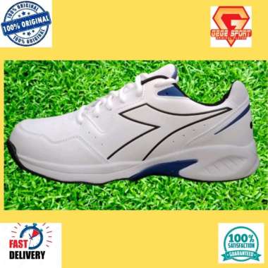 Diadora Volee 6 Sepatu Tennis - White/Blue 40 putih