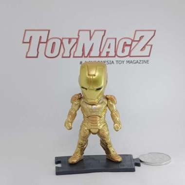 Mini Action Figure Marvel Iron Man Model Kidslogic Mark XXI Midas