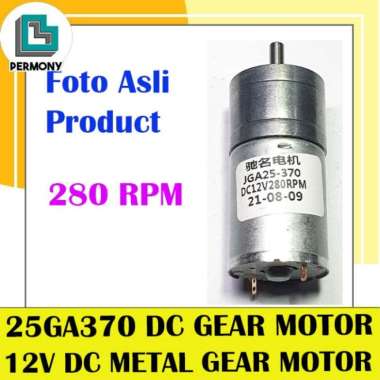 25GA370 DC 12V MOTOR DINAMO GEAR BOX DYNAMO GEARBOX 280rpm