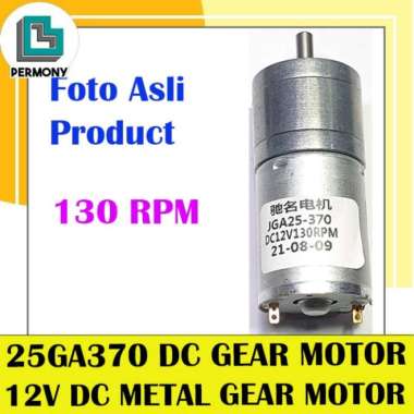 25GA370 DC 12V MOTOR DINAMO GEAR BOX DYNAMO GEARBOX 130Rpm