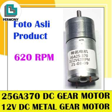 25GA370 DC 12V MOTOR DINAMO GEAR BOX DYNAMO GEARBOX 620Rpm