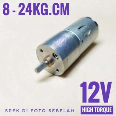 MOTOR DINAMO 12V JGA HIGH TORQUE TORSI TINGGI GEAR BOX 12rpm